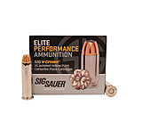 Image of SIG SAUER V-Crown Ammo .357 Magnum 125 grain Jacketed Hollow Point Brass Cased Centerfire Pistol Ammunition