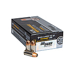 Image of SIG SAUER Elite V-Crown 9 mm Luger 147 grain Jacketed Hollow Point (JHP) Brass Casing Centerfire Pistol Ammunition