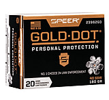 Image of Speer Gold Dot .40 S&amp;W 180 Grain Gold Dot Hollow Point Centerfire Pistol Ammunition