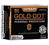 Image of Speer Gold Dot .45 ACP 185 Grain Gold Dot Hollow Point Centerfire Pistol Ammunition