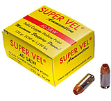 Super Vel Ammunition 40 S&amp;W 125 grain Solid Copper Hollow Point Brass Cased Pistol Ammunition