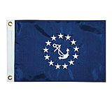 Image of Taylor Made 93076 Nylon Officer Flag 12in x 18in Commodore