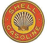 Image of Tin Signs Shell Gasoline