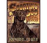 Image of Tin Signs Sporting Dog Services Tin Sign