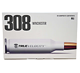 True Velocity Nosler Custom Competition, .308 Winchester, 168 Grain, Hollow Point Boat Tail Polymer, Centerfire Rifle Ammo, 20 Rounds, TV308CC