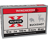 Image of Winchester Super-X Shotshell 12 Gauge 15 Pellets 3&quot; Shotgun Buckshot Ammunition