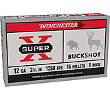 Image of Winchester Super-X Shotshell 12 Gauge 16 Pellets 2.75&quot; Shotgun Buckshot Ammunition