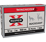 Image of Winchester Super-X Shotshell 12 Gauge 24 Pellets 3&quot; Shotgun Buckshot Ammunition