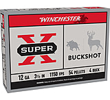 Image of Winchester Super-X Shotshell 12 Gauge 54 Pellets 3.5&quot; Shotgun Buckshot Ammunition