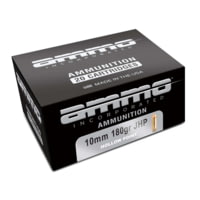 Ammo, Inc. Signature 10mm Auto 180 grain Jacketed Hollow Point Brass Cased Centerfire Pistol Ammunition