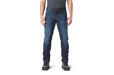 Image of 5.11 Tactical Defender-Flex Slim Jean - Mens, Dark Wash Indigo, 36-32, 74465ABR-649-36-32