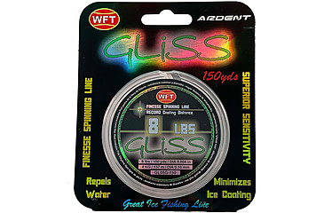 Image of Ardent Gliss Ice Polyethylene Fishing Line, 8lb, 150yd Spool, Green, GL08G-150-ICE