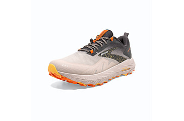 Image of Brooks Cascadia 17 Trail Running Shoes - Mens, Chateau Grey/Forged Iron, 12.0, 1104031D238.120