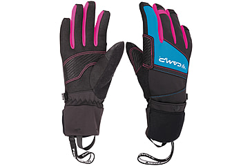 Image of C.A.M.P. G Comp Warm Gloves - Womens, Black/Light Blue/Fuchsia, Extra Small, 3397XS