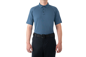 Image of First Tactical Performance Short Sleeve Polo - Men's, Regular, French Blue, 3XL, 112509-484-3XL-R