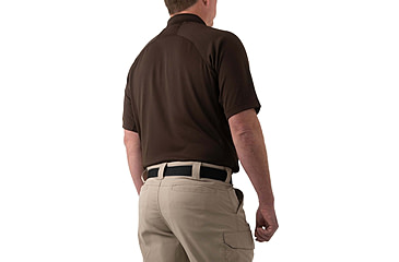 Image of First Tactical Performance Short Sleeve Polo - Mens, Kodiak Brown, Small, 112509-182-S