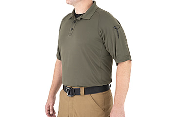 Image of First Tactical Performance Short Sleeve Polo - Mens, OD Green, Medium, 112509-830-M