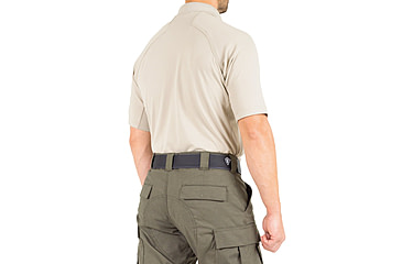 Image of First Tactical Performance Short Sleeve Polo - Mens, Silver Tan, Medium, 112509-065-M