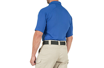 Image of First Tactical Performance Short Sleeve Polo - Mens, Regular, Academy Blue, 5XL, 112509-691-5XL-R