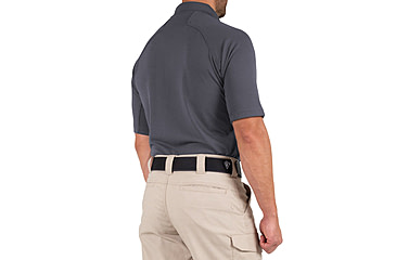 Image of First Tactical Performance Short Sleeve Polo - Mens, Regular, Asphalt, 5XL, 112509-015-5XL-R