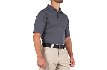 Image of First Tactical Performance Short Sleeve Polo - Mens, Regular, Asphalt, 5XL, 112509-015-5XL-R