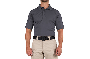 Image of First Tactical Performance Short Sleeve Polo - Mens, Regular, Asphalt, 5XL, 112509-015-5XL-R