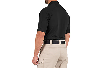 Image of First Tactical Performance Short Sleeve Polo - Mens, Regular, Black, 5XL, 112509-019-5XL-R