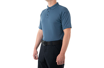 Image of First Tactical Performance Short Sleeve Polo - Mens, Regular, French Blue, 5XL, 112509-484-5XL-R