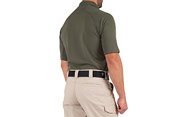 Image of First Tactical Performance Short Sleeve Polo - Mens, Regular, OD Green, 5XL, 112509-830-5XL-R