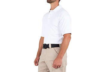 Image of First Tactical Performance Short Sleeve Polo - Mens, Regular, White, 5XL, 112509-010-5XL-R