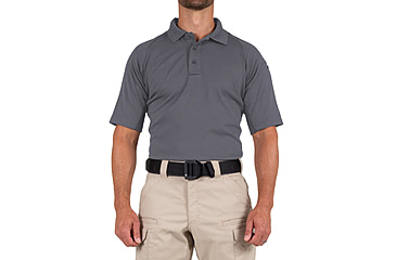 Image of First Tactical Performance Short Sleeve Polo - Mens, Regular, Wolf Grey, 6XL, 112509-036-6XL-R