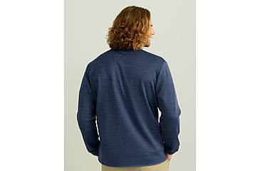 Image of HUK Performance Fishing Cold Front 1/4 Zip Pullover - Mens, Nvl Aca Hthr, 2XL, H1300098-464-XXL