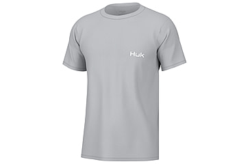 Image of HUK Performance Fishing KC Fly Flag Tee - Mens, Harbor Mist, S, H1000483-034-S