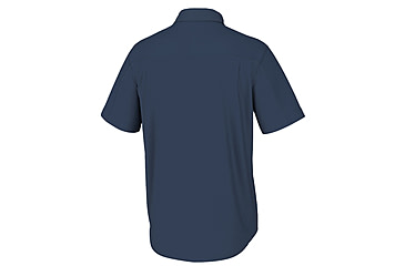 Image of HUK Performance Fishing Tide Point Short Sleeve Shirt - Mens, Sargasso Sea, S, H1500171-409-S