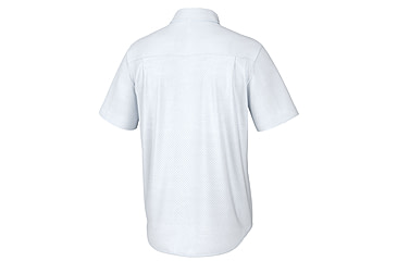 Image of HUK Performance Fishing Tide Point Short Sleeve Shirt - Mens, White, 2XL, H1500171-100-XXL