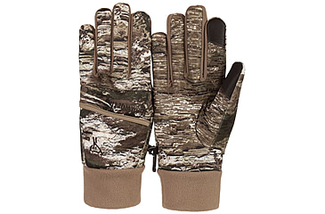 Image of Huntworth Branson Mid Weight Waterproof Fleece-lined DWR Shooters Glove - Mens, Tarnen, Large, E-1345-TRN-L