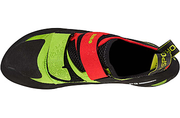 Image of La Sportiva Kubo Climbing Shoes - Mens, Goji/Neon, 45, 30H-314720-45