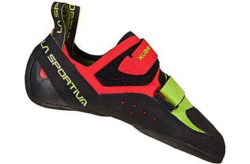 Image of La Sportiva Kubo Climbing Shoes - Men's, Goji/Neon, 45, Medium, 30H-314720-45