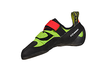 Image of La Sportiva Kubo Climbing Shoes - Mens, Goji/Neon, 36.5, ZFCS024-R14E20-36.5