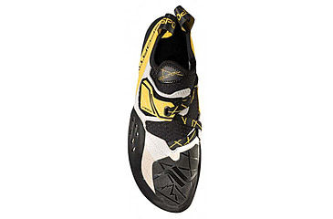 Image of La Sportiva Solution Climbing Shoes - Mens, White/Yellow, 45 EU, 20G-000100-45