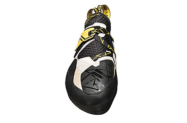 Image of La Sportiva Solution Climbing Shoes - Mens, White/Yellow, 37, ZFCS013-W00Y00-37