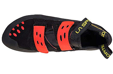 Image of La Sportiva Tarantula Climbing Shoes - Mens, Black/Poppy, 42.5, Medium, 30J-999311-42.5