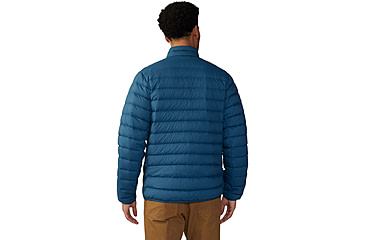 Image of Mountain Hardwear Deloro Down Jacket - Mens, Dark Caspian, Large, 2004001418-Dark Caspian-L