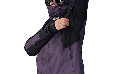 Image of Mountain Hardwear First Tracks Insulated Jacket - Mens, Blurple Ice Dye Print, Extra Large, 2043351598BIDP-XL