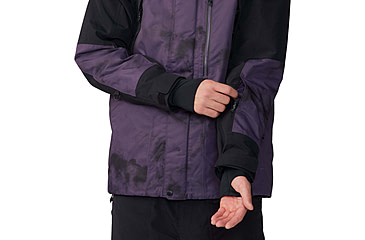 Image of Mountain Hardwear First Tracks Insulated Jacket - Mens, Blurple Ice Dye Print, Extra Large, 2043351598BIDP-XL