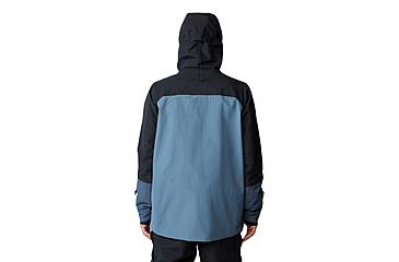 Image of Mountain Hardwear First Tracks Jacket - Mens, Asiatic Blue/Montauk Blue/Black, Large, 2092021444-L