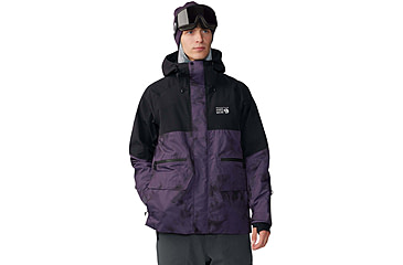 Image of Mountain Hardwear First Tracks Jacket - Mens, Blurple Ice Dye Print, Medium, 2043331598BIDP-M