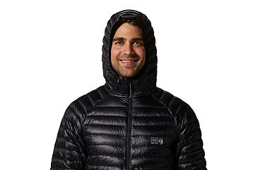 Image of Mountain Hardwear Ghost Whisperer UL Hoody - Mens, Black, Extra Large, 1898881010-Black-XL