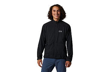 Image of Mountain Hardwear Kor AirShell Full Zip Jacket - Mens, Black, Extra Large, 1985041010-XL