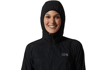 Image of Mountain Hardwear Kor AirShell Hoody - Womens, Black, Medium, 1985071010-M